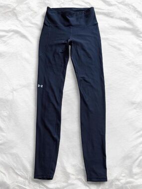 Underarmour Navy Leggings Size Small Tall/Long Inseam